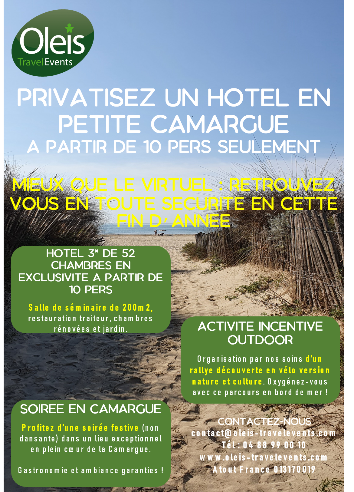 Privatisez un hôtel en Petite Camargue
